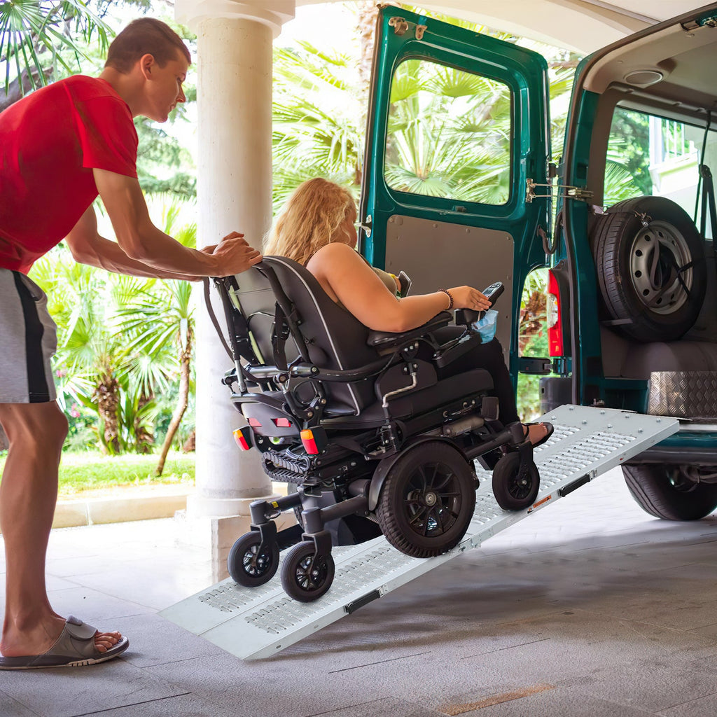 Cosmo Go 2X Auffahrrampen Laderampen Faltbare PKW Belastung 400 kg