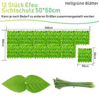 Cosmo Go Künstliche Efeu Hecke Sichtschutz