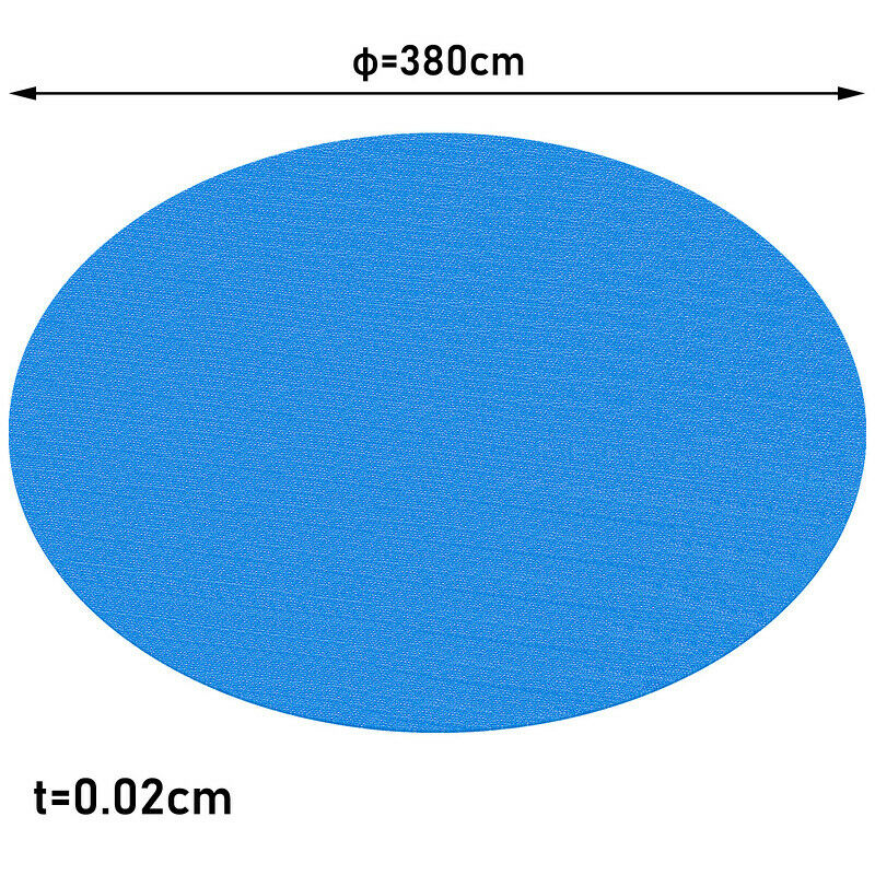 Cosmo Go Solarabdeckplane Poolheizung PE 380CM*0.02CM