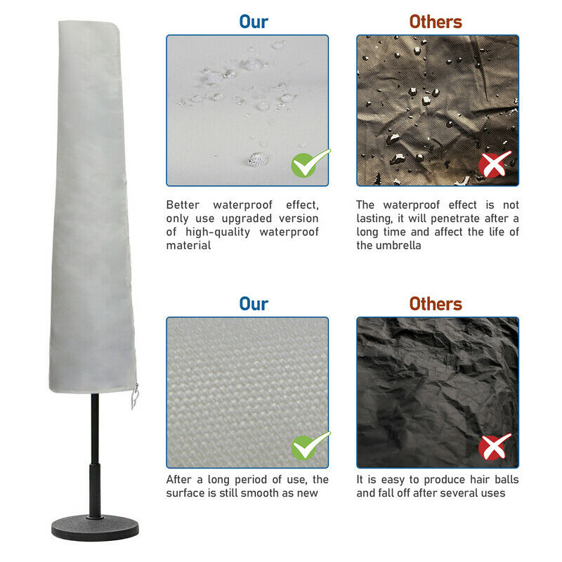 Cosmo Go Ø 350 Sonnenschirmhülle Rechteckig UV-Schutz