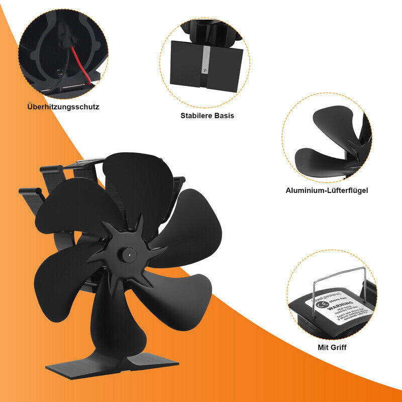 Cosmo Go Ofenventilator Stromloser mit Thermometer