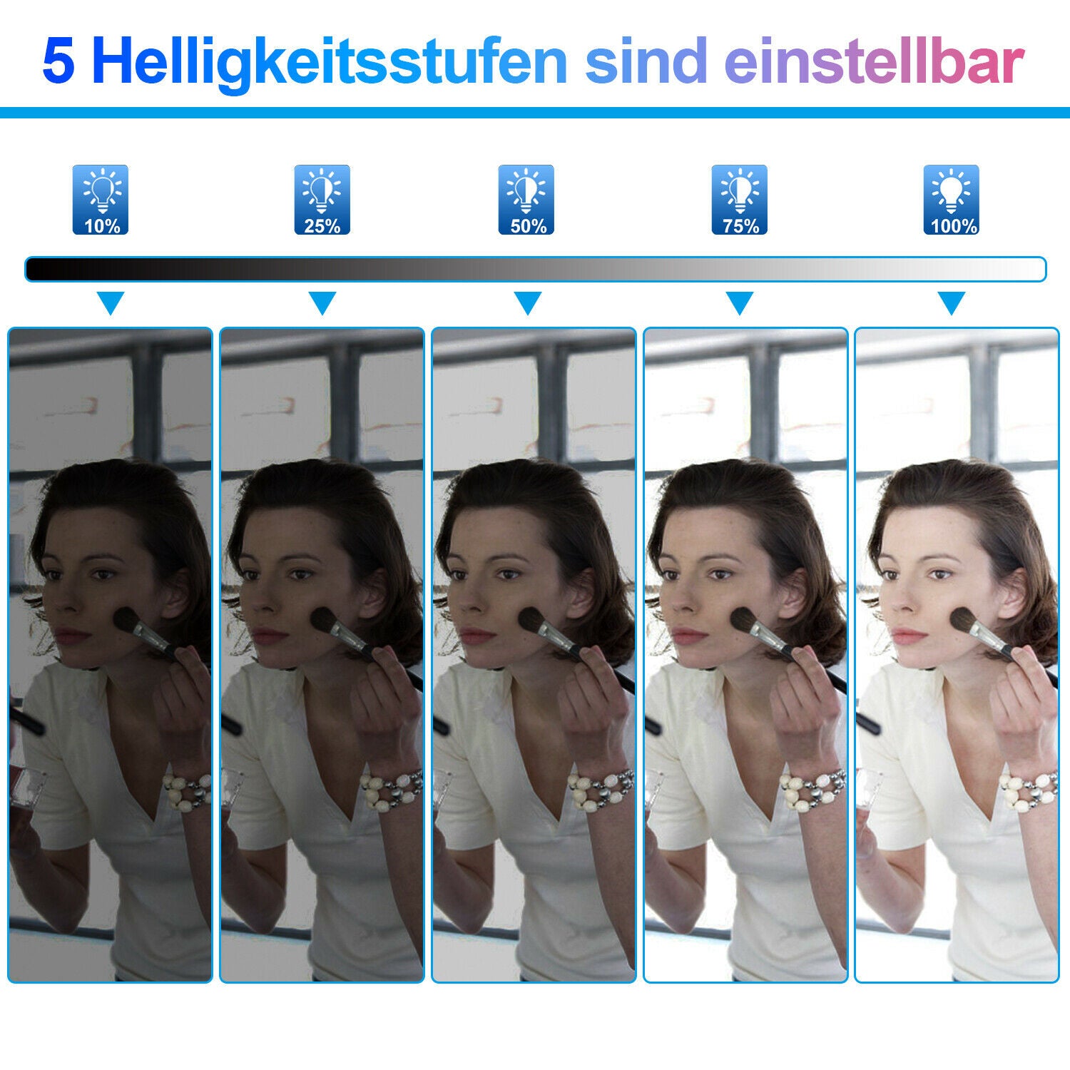 Cosmo Go LED Spiegelleuchte Dimmbar 10X