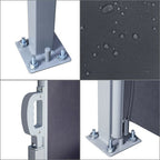 Cosmo Go Seitenmarkise Sichtschutz Ausziehbar