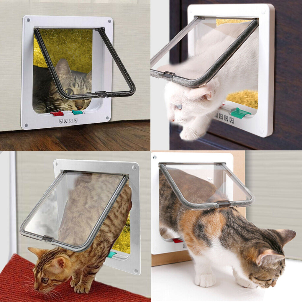 Cosmo Go Katzenklappe Haustiertür 4-Wege-Verriegelung